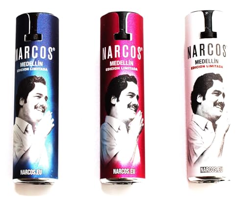 Narcos Feuerzeug Set Premium Metallic Pablo 3 Stück Narcos Feuerzeug Set Premium Metallic Pablo 3 Stück von NARCOS
