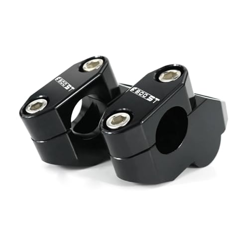 NARDEDP 22 Mm 7/8 Zoll Lenkererhöhung, Nach Hinten Verschoben, Verlängerter Versatz, Kompatibel Mit F650GS R1100GS R1150GS R850GS F800ST R1200R G310R(BlackF800ST Logo) von NARDEDP