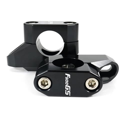 NARDEDP 28 Mm 1 1/8 Zoll Lenker-Riser, Fat Bar Nach Hinten Verschoben, Kompatibel Mit F800R R1200R 2011–2014, F800GS 2008–2024, F800GSA, F800GT(BlackF800GS Logo) von NARDEDP