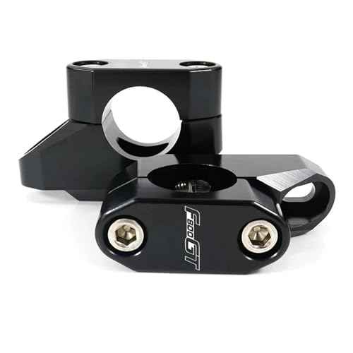 NARDEDP 28 Mm 1 1/8 Zoll Lenker-Riser, Fat Bar Nach Hinten Verschoben, Kompatibel Mit F800R R1200R 2011–2014, F800GS 2008–2024, F800GSA, F800GT(BlackF800GT Logo) von NARDEDP