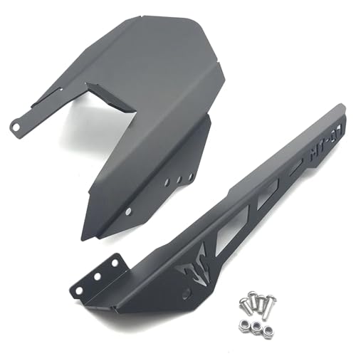 NARDEDP Kotflügel hinten for Motorrad, mit Kettenschutz, kompatibel mit MT-07 FZ-07 MT07 MT 07 FZ07 FZ 07 2013–2022(Black) von NARDEDP
