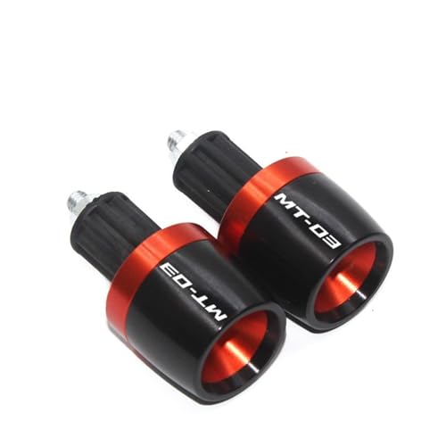 NARDEDP Motorrad 7/8"22mm Griffe Enden Gegengewicht Lenkerkappe Abdeckung Stecker Schieber Kompatibel mit MT-03 MT03 MT 03 NARDEDP Motorrad 7/8"22mm Griffe Enden Gegengewicht Lenkerkappe Abdeckung Stecker Schieber Kompatibel mit MT-03 MT03 MT 03 von NARDEDP