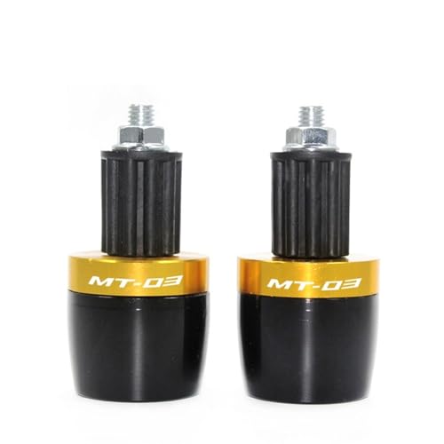 NARDEDP Motorrad 7/8"22mm Griffe Enden Gegengewicht Lenkerkappe Abdeckung Stecker Schieber Kompatibel mit MT-03 MT03 MT 03 NARDEDP Motorrad 7/8"22mm Griffe Enden Gegengewicht Lenkerkappe Abdeckung Stecker Schieber Kompatibel mit MT-03 MT03 MT 03 von NARDEDP