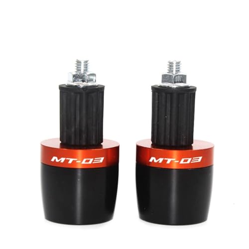 NARDEDP Motorrad 7/8"22mm Griffe Enden Gegengewicht Lenkerkappe Abdeckung Stecker Schieber Kompatibel mit MT-03 MT03 MT 03 NARDEDP Motorrad 7/8"22mm Griffe Enden Gegengewicht Lenkerkappe Abdeckung Stecker Schieber Kompatibel mit MT-03 MT03 MT 03 von NARDEDP