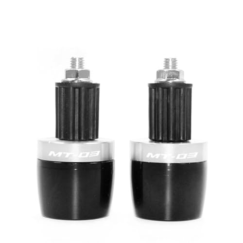 NARDEDP Motorrad 7/8"22mm Griffe Enden Gegengewicht Lenkerkappe Abdeckung Stecker Schieber Kompatibel mit MT-03 MT03 MT 03 NARDEDP Motorrad 7/8"22mm Griffe Enden Gegengewicht Lenkerkappe Abdeckung Stecker Schieber Kompatibel mit MT-03 MT03 MT 03 von NARDEDP