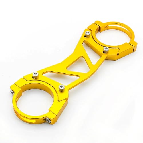 NARDEDP Motorrad Aluminium Front Shock Gabel Balance Brace Halterung Kompatibel mit CB650F CBR650F CB CBR 650F CBR650R 2014-2024(Gold) von NARDEDP