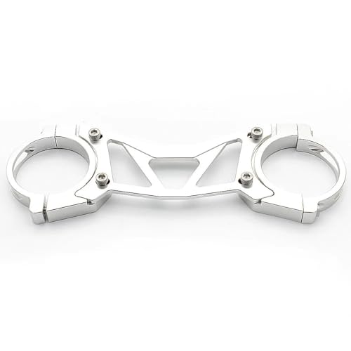 NARDEDP Motorrad Aluminium Front Shock Gabel Balance Brace Halterung Kompatibel mit CB650F CBR650F CB CBR 650F CBR650R 2014-2024(Silver) von NARDEDP