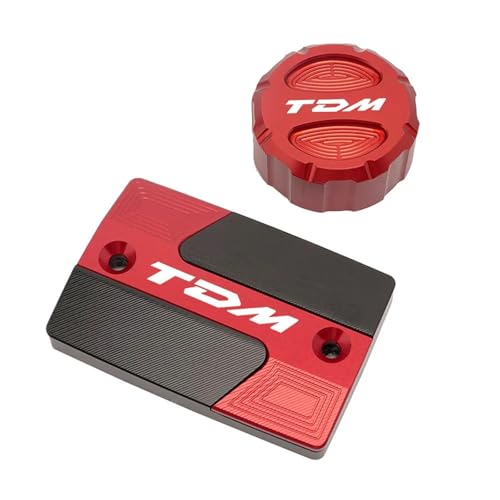 NARDEDP Motorrad CNC-Bremsflüssigkeitsbehälterabdeckung vorne hinten Motoröldeckel Kompatibel mit TDM 850 TDM 900 2004-2015 2014 NARDEDP Motorrad CNC-Bremsflüssigkeitsbehälterabdeckung vorne hinten Motoröldeckel Kompatibel mit TDM 850 TDM 900 2004-2015 2014 von NARDEDP