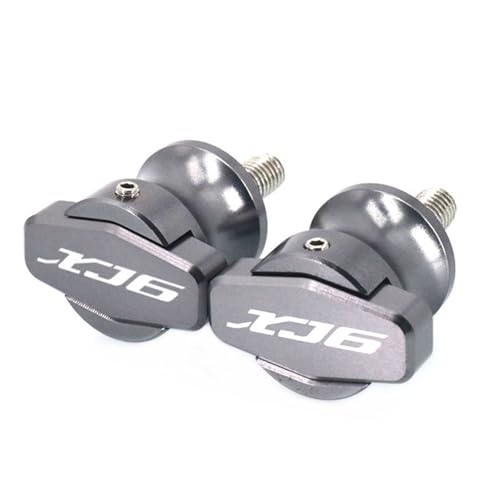 NARDEDP Motorrad-CNC-Rahmenständer, 6-mm-Schrauben, Schieber, Schwingenspulen, kompatibel mit XJ6 DIVERSION 2010 2011 2012 2013 2014 2015(Titanium) von NARDEDP