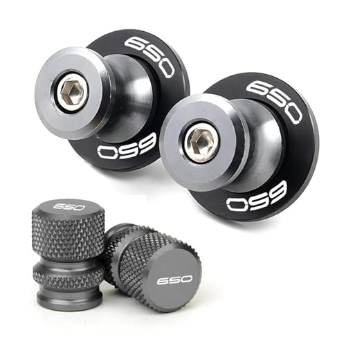 NARDEDP Motorrad CNC Schwinge Spool Sliders Stand Schraube Reifen Ventil Kappen Kompatibel Mit NinjaZ650 RS Z 650 650 2017-2023 2024 NARDEDP Motorrad CNC Schwinge Spool Sliders Stand Schraube Reifen Ventil Kappen Kompatibel Mit NinjaZ650 RS Z 650 650 2017-2023 2024 von NARDEDP