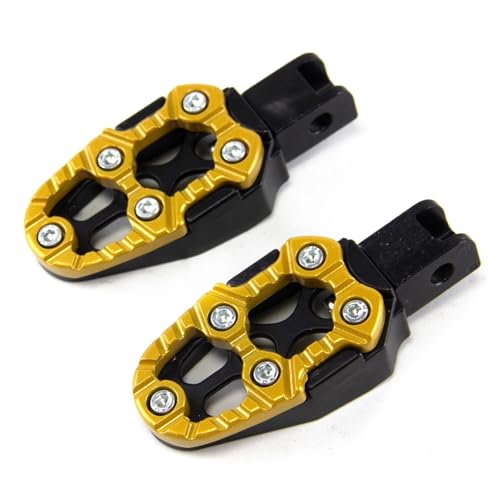 NARDEDP Motorrad-Fußstützen, Pedale, Winkel einstellbar, kompatibel mit Roller, ATV, universelle Aluminiumlegierung, rutschfeste Fußstützen, Pegs NARDEDP Motorrad-Fußstützen, Pedale, Winkel einstellbar, kompatibel mit Roller, ATV, universelle Aluminiumlegierung, rutschfeste Fußstützen, Pegs von NARDEDP