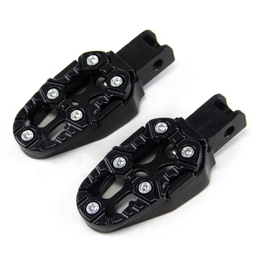 NARDEDP Motorrad-Fußstützen, Pedale, Winkel einstellbar, kompatibel mit Roller, ATV, universelle Aluminiumlegierung, rutschfeste Fußstützen, Pegs NARDEDP Motorrad-Fußstützen, Pedale, Winkel einstellbar, kompatibel mit Roller, ATV, universelle Aluminiumlegierung, rutschfeste Fußstützen, Pegs von NARDEDP