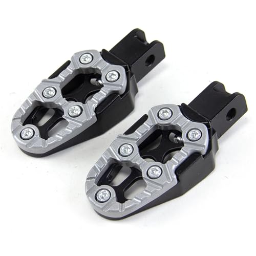 NARDEDP Motorrad-Fußstützen, Pedale, Winkel einstellbar, kompatibel mit Roller, ATV, universelle Aluminiumlegierung, rutschfeste Fußstützen, Pegs NARDEDP Motorrad-Fußstützen, Pedale, Winkel einstellbar, kompatibel mit Roller, ATV, universelle Aluminiumlegierung, rutschfeste Fußstützen, Pegs von NARDEDP