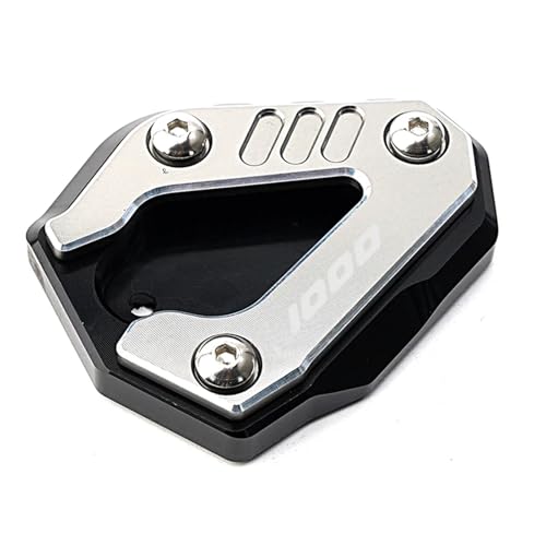 NARDEDP Motorrad Kickstand Fuß Seitenständer Vergrößerungspad Kompatibel mit S1000RR S 1000 RR R 2019-2023 2021 2022 S1000R M1000RR(Grey-1000) von NARDEDP