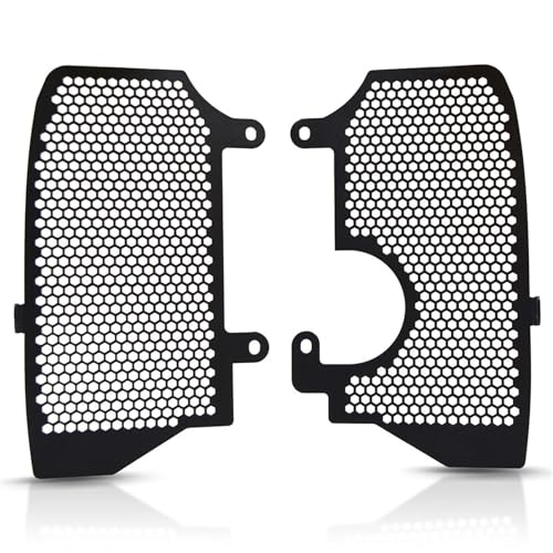 NARDEDP Motorrad-Kühlergrillschutzabdeckung, kompatibel mit CRF1100L Africa Twin CRF 1100 L 1000L AFRICA TWIN 2016–2019(Black -B) von NARDEDP