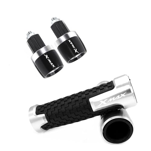 NARDEDP Motorrad Lenker Handgriffe Griff Bar End Kappe Kompatibel Mit XMAX300 XMAX400 XMAX125 NARDEDP Motorrad Lenker Handgriffe Griff Bar End Kappe Kompatibel Mit XMAX300 XMAX400 XMAX125 von NARDEDP