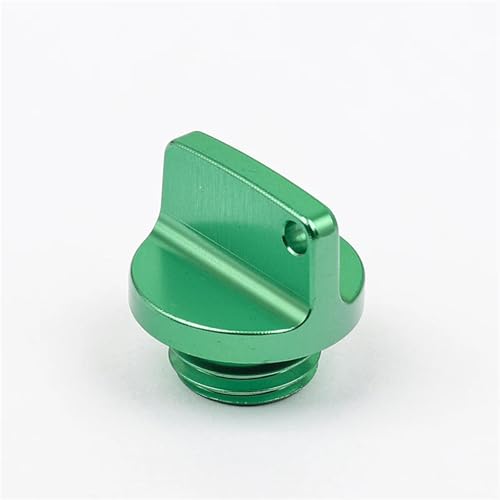 NARDEDP Motorrad M20 * 2,5 Motoröl-Einfüllschraube Abdeckstopfen Kompatibel Mit KX250F KX450F KX 250F 450F KXF 250 450(Green) von NARDEDP