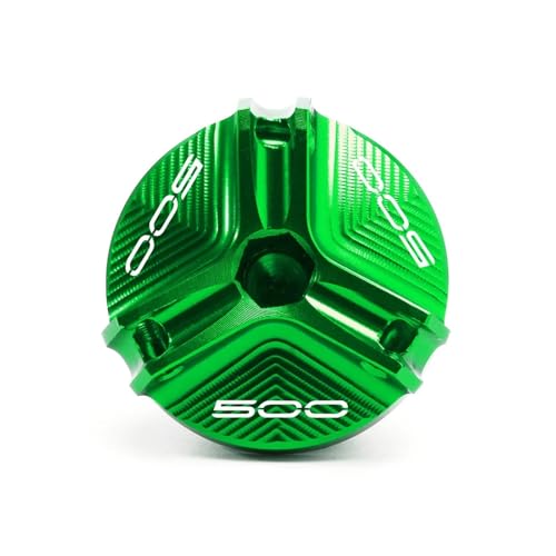 NARDEDP Motorrad-Motoröl-Einfülldeckel, Ölstopfenabdeckung, kompatibel mit Z900 Z650 Z500 Z400 Z800 Z1000 R SX Ninja650 500 Versys650(Green-500) von NARDEDP