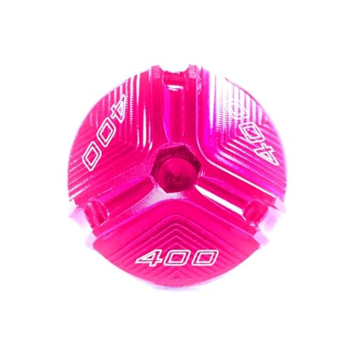 NARDEDP Motorrad-Motoröl-Einfülldeckel, Ölstopfenabdeckung, kompatibel mit Z900 Z650 Z500 Z400 Z800 Z1000 R SX Ninja650 500 Versys650(Pink-400) von NARDEDP