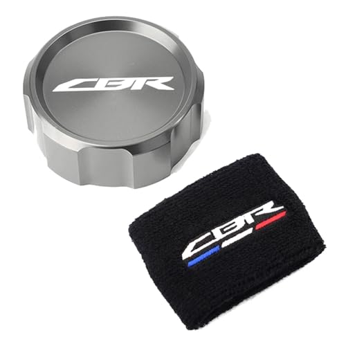 NARDEDP Motorrad-Öleinfülldeckel Hauptbremszylinder Bremsflüssigkeitsbehälter Abdeckung Socke Kompatibel mit CBR 1000RR 1000 RR 2005-2018 NARDEDP Motorrad-Öleinfülldeckel Hauptbremszylinder Bremsflüssigkeitsbehälter Abdeckung Socke Kompatibel mit CBR 1000RR 1000 RR 2005-2018 von NARDEDP