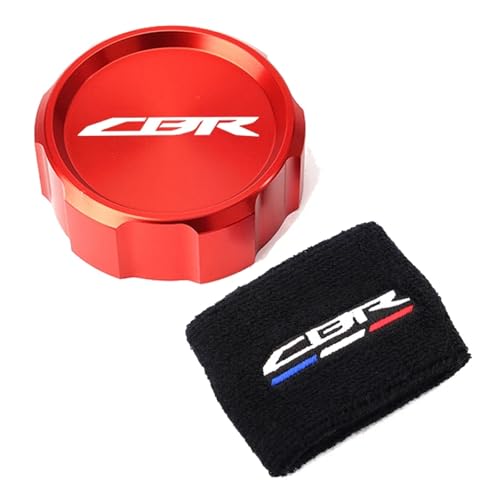 NARDEDP Motorrad-Öleinfülldeckel Hauptbremszylinder Bremsflüssigkeitsbehälter Abdeckung Socke Kompatibel mit CBR 1000RR 1000 RR 2005-2018 NARDEDP Motorrad-Öleinfülldeckel Hauptbremszylinder Bremsflüssigkeitsbehälter Abdeckung Socke Kompatibel mit CBR 1000RR 1000 RR 2005-2018 von NARDEDP