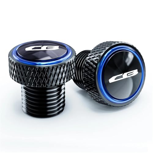 NARDEDP Motorrad Rückspiegel Loch Stecker Schraube Bolzen Abdeckung Kompatibel Mit CB650R CB650F CB500X CB500F CB1000R CNC(New-Blue) von NARDEDP