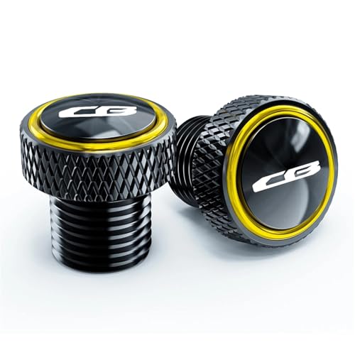 NARDEDP Motorrad Rückspiegel Loch Stecker Schraube Bolzen Abdeckung Kompatibel Mit CB650R CB650F CB500X CB500F CB1000R CNC(New-Gold) von NARDEDP