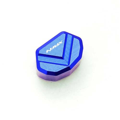 NARDEDP Motorradschalterknopf Blinker-Schlüsselkappe Kompatibel mit XMAX 300/125/250/400 NMAX 155/125 TMAX 560/530/500 CNC(Blue-NMAX) von NARDEDP