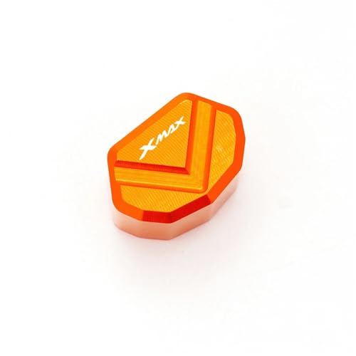 NARDEDP Motorradschalterknopf Blinker-Schlüsselkappe Kompatibel mit XMAX 300/125/250/400 NMAX 155/125 TMAX 560/530/500 CNC(Orange-XMAX) von NARDEDP