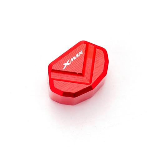 NARDEDP Motorradschalterknopf Blinker-Schlüsselkappe Kompatibel mit XMAX 300/125/250/400 NMAX 155/125 TMAX 560/530/500 CNC(Red-XMAX) von NARDEDP