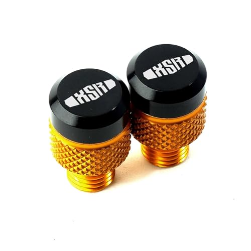 NARDEDP Motorradzubehör Spiegellochstopfen Schrauben Bolzen XSR700 XSR900 Kompatibel mit XSR 700 900 2015-2021(Gold-XSR T) von NARDEDP