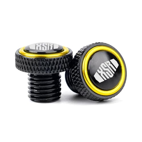 NARDEDP Motorradzubehör Spiegellochstopfen Schrauben Bolzen XSR700 XSR900 Kompatibel mit XSR 700 900 2015-2021(Gold-XSR W) von NARDEDP