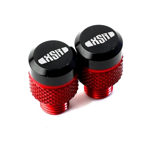 NARDEDP Motorradzubehör Spiegellochstopfen Schrauben Bolzen XSR700 XSR900 Kompatibel mit XSR 700 900 2015-2021(Red-XSR T) von NARDEDP