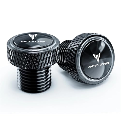 NARDEDP Schrauben for die Abdeckung des Motorradspiegellochs M10 * 1,25, kompatibel mit MT07 MT09 MT10 MT15 MT 07 09 10 SP FZ07 FZ09(Gold) von NARDEDP