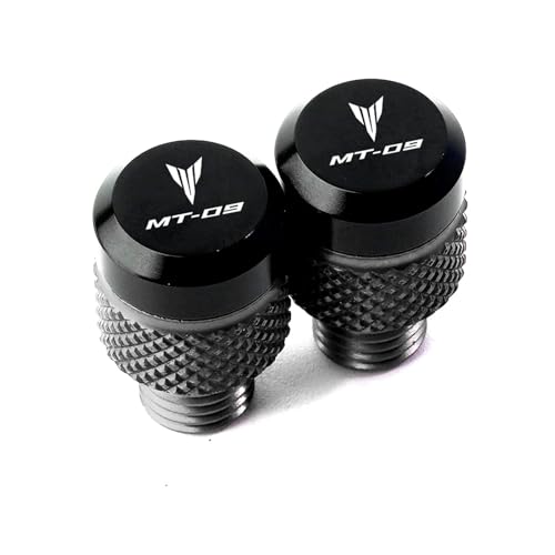 NARDEDP Schrauben for die Abdeckung des Motorradspiegellochs M10 * 1,25, kompatibel mit MT07 MT09 MT10 MT15 MT 07 09 10 SP FZ07 FZ09(Grey) von NARDEDP