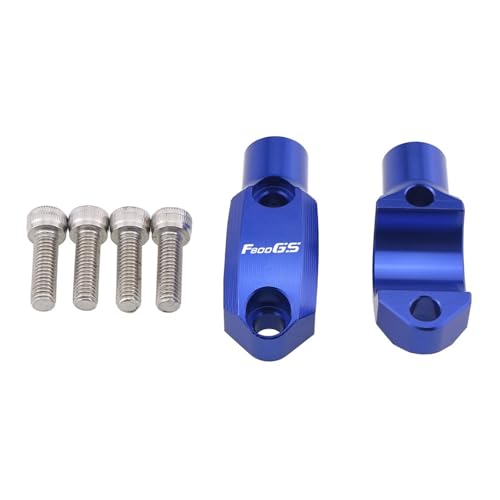 NARDEDP Universelle Feste Spiegelhalterung For Den Hauptbremszylinder For 22-mm-Lenker. Kompatibel Mit R1200GS ADV F850GS ADV F750GS ADV F800GS ADV(Blue logo F800GS) von NARDEDP