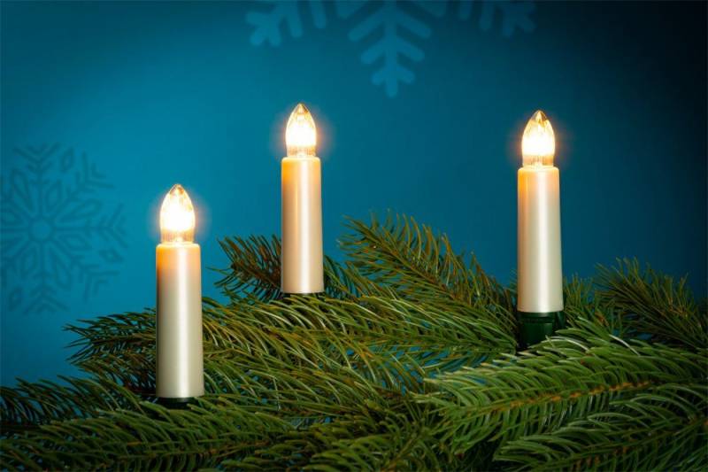 NARVA Lichterkette 20er Riffel-Lichterkette perlmutt innen von NARVA