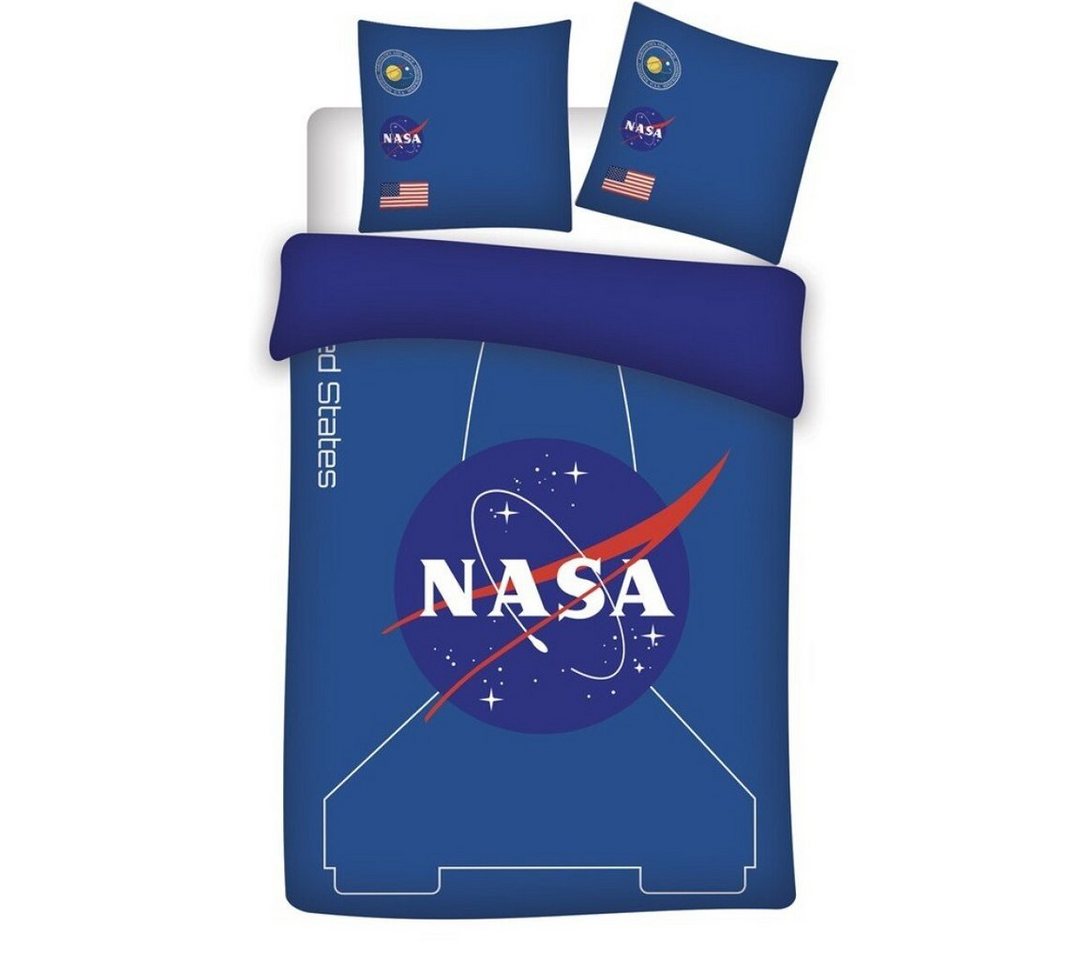 Bettwäsche NASA Space Center Bettwäsche Set, NASA, Mikrofaser, Deckenbezug 135-140x200 cm Kissenbezug 63x63 cm von NASA