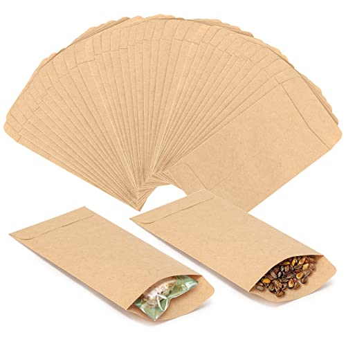 NASHRIO 100 Pcs Sachet Papier Kraft, Petit Sac en Papier Alimentaire, 6cm*10cm von NASHRIO