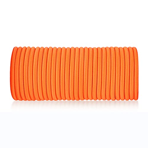 4mm * 20M, orange elastisches Sicherheitsseil Bungee-Gurte Frachtnetze zur Sicherung von Gegenst?nden DIY-Projekt von NASHRIO