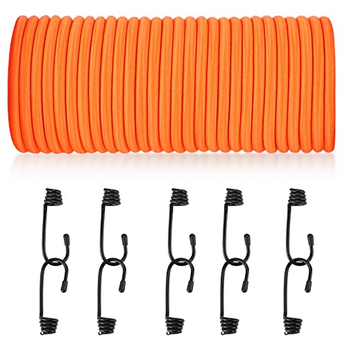 5 mm * 20 M Orange, elastisches Sicherheitsseil, Bungee-Gurte, Frachtnetze, Sicherung von Gegenständen, DIY-Projekt von NASHRIO
