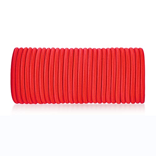 8mm * 10M, rot elastisches Sicherheitsseil Bungee-Gurte Frachtnetze zur Sicherung von Gegenst?nden DIY-Projekt von NASHRIO