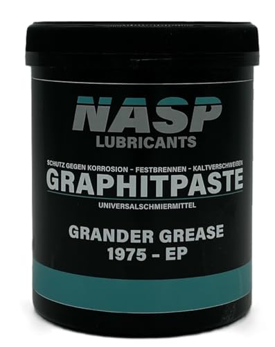 NASP® Graphitpaste Grafit Rostschutz Montagepaste Allzweckpaste Grander Grease 1975 EP - Made in Germany (1Kg) von NASP
