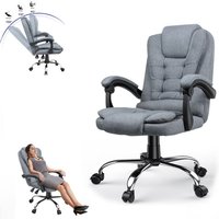 Ergonomischer Bürostuhl - naspaluro chefsessel - schreibtischstuhl - PC Computerstuhl mit Armlehne und Kopfstütze, Rückenlehne, Neigungsfunktion, Ergonomischer Bürostuhl - naspaluro chefsessel - schreibtischstuhl - PC Computerstuhl mit Armlehne und Kopfstütze, Rückenlehne, Neigungsfunktion, von NASPALURO