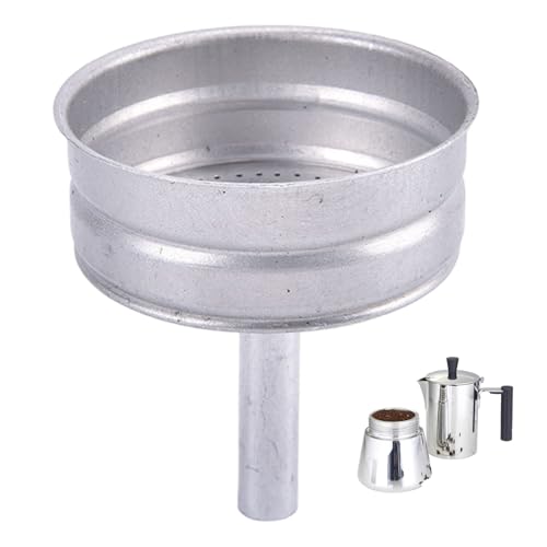 6pcs Espresso Trichter, 50 ml Metla -Kaffees Trichter -Filter -Ersatz für Aluminium -Espresso -Hersteller, Filterkorb für Kaffeemaschine von NASSMOSSE