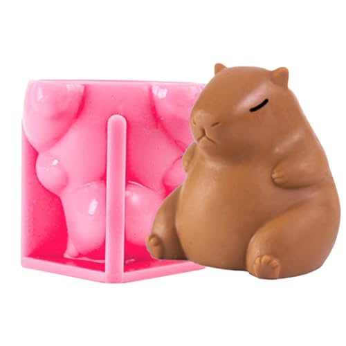 Capybara-Form, lebensmittelechtes Silikon, niedliche Capybara-Puddingform zum Backen von Kerzen, Seife und Kuchen Capybara-Form, lebensmittelechtes Silikon, niedliche Capybara-Puddingform zum Backen von Kerzen, Seife und Kuchen von NASSMOSSE
