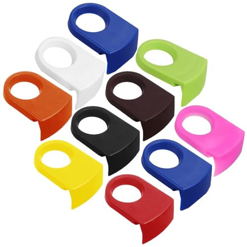 10pcs Bierhalter, Abs Drink Bar Clips Bunte Flaschenschnallenhalter Drink Clips Bier Snap für Wine Glass Bar Glasshalter für Geburtstag Hochzeitsfeier von NASSMOSSE