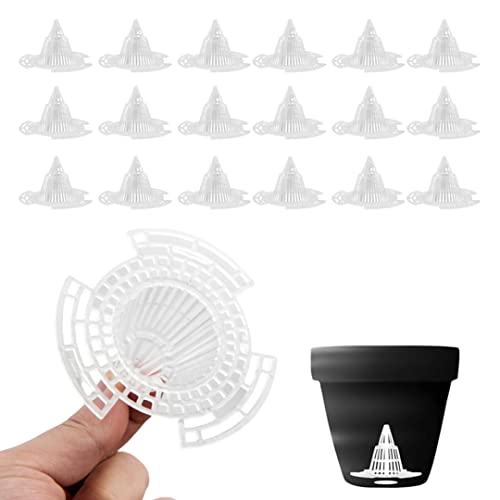 NASSMOSSE 20pcs Plastikblüten Pot Drainage Mesh Pads von NASSMOSSE