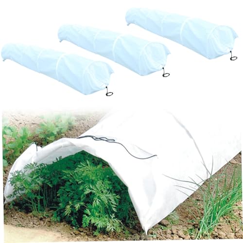 NASSMOSSE 3pcs wachsen Tunnel 118.11x17, 72 Zoll Multifunktionaler Kaltschutzdämmung Garten Cloches für das Anbau von Gemüse von NASSMOSSE