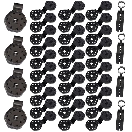 NASSMOSSE 50pcs Schattenstoffclips für Gewächshaus & Garten von NASSMOSSE